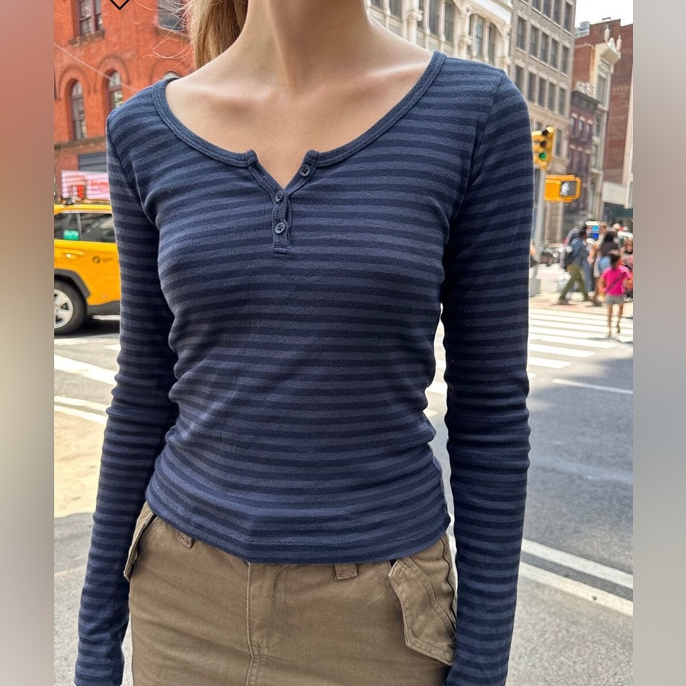 Brandy Melville Zelly Striped Top